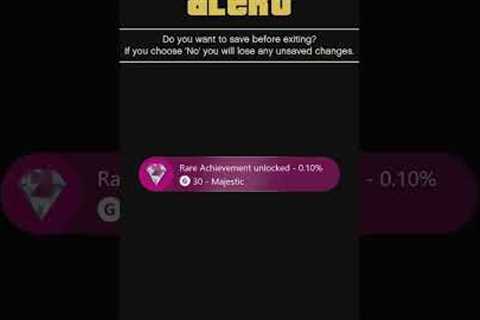 ONLY 0.44% of Grand Theft Auto V Players Have Ever Got This Achievement