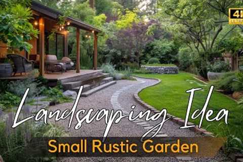 Cozy Backyard Retreat: Rustic Small Garden Landscaping Ideas to Transform Your Tiny Outdoor Living