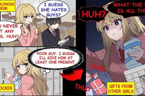 When I Got a Ton of Valentine’s Day Gifts, My Childhood Friend Got Jealous.[Manga Dub][RomCom]