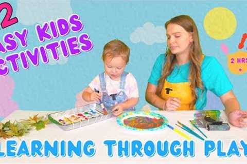 42 Easy Kids Activities to Do at Home | Learning Through Play | Toddler Learning Video