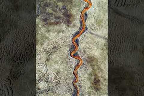 Red river, Iceland  #icelandictravel #travel #photography#drone #aerial #scenic #epic #redriver