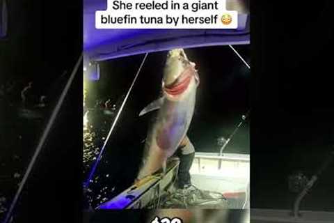 She CAUGHT a BIG FISH
