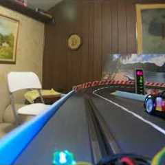 FPV Race - Camera Car vs 4 Ghosts Disagreements. #slotcars #race #pov #fpv #race