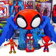 Marvel Spiderman Collection Unboxing Review | Web-Quarters Playset & Mega Mighties Spider-Man | ..