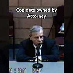 Cop gets OWNED by Attorney #attorney #lawyer #investigation
