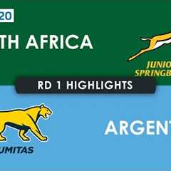 HIGHLIGHTS | SOUTH AFRICA v ARGENTINA | The Rugby Championship U20 2025 | Round 1