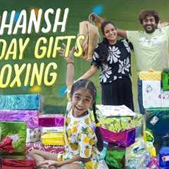 Medhansh Birthday Gifts Unboxing || Mahishivan || Tamada Media