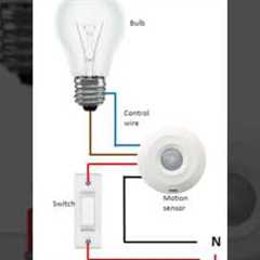 Motion sensor wiring #shorts #motion #sensor #wiring