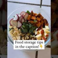 Food Storage Tips for Meal Prep