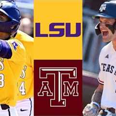 #2 LSU vs Texas A&M (Great Rubber Match!) | 2025 College Baseball Highlights