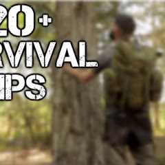 20 Wilderness Survival Tips and Bushcraft Skills