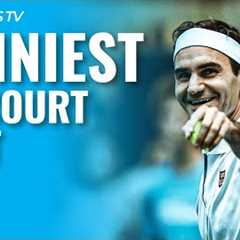 Funny & Weird On-Court Tennis Chat Moments 😂