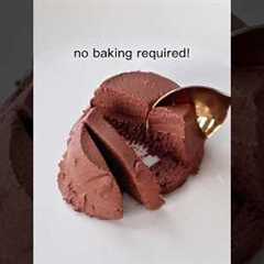 Healthy Cake: Only 2 Ingredients! (Flourless + Vegan!) 🍫