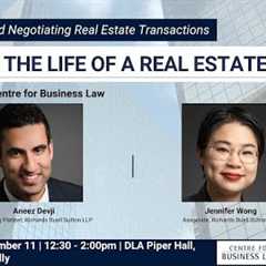 Structuring and Negotiating Real Estate Transactions: A Day in the Life of a Real Estate Lawyer