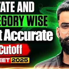 NEET 2025 Most Expected Cut-Off 🔥 | State, Category & Course-wise | Wassim Bhat | NEET English