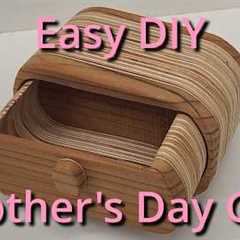 DIY Mother's Day Gift - Simple Bandsaw Box It's Easy (Even I Can Do It)