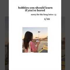 Cute hobbies you should learn🕯️🌸