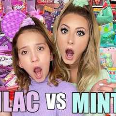 MINT VS LILAC NO BUDGET SHOPPING SPREE! 💜💚