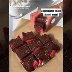 Try this summer dessert at home #viral #veganrecipes #browney #breakfastfood #trending #recipe