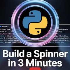 Code a Mesmerizing Spinner in Python!  3-Minute Tutorial for Beginners