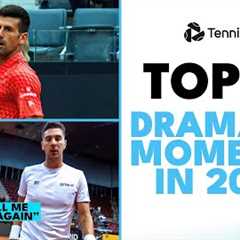Top 10 Dramatic Tennis Moments in 2023 ATP Season!