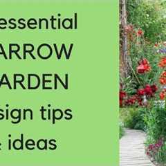 12 'narrow garden' design tips and ideas
