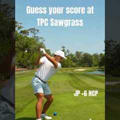 Guess Your Score - TPC Sawgrass #golf #golfing #miami #golfer