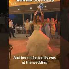 This bride shocked everyone at the wedding 😱