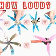 Noise Test: 8 vs 6 vs 4 vs 2 vs 6 vs 3 blades 5 FPV Drone - OCTOblade Propeller Hub