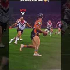 His Ankles are Broken 💀😂🔥 | #rugby #skills #crazy #nrl