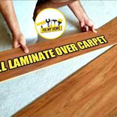 DIY | How to install & should you Install laminate over carpet