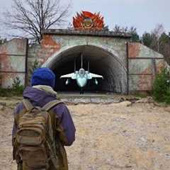 MiG fighter aircraft bunkers explored. AMAZING !