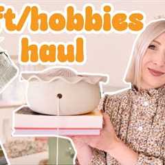 A Cosy Craft/Book/Hobbies Haul 🧶