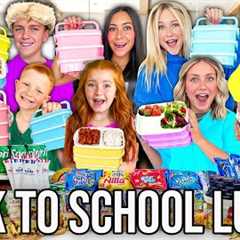 FIRST DAY OF SCHOOL LUNCH for my 10 KiDS!! 🍎 BACK TO SCHOOL 2024!