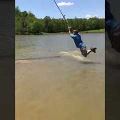 Rope Swings Never Fail to Disappoint!! 😂🌊#funny #afv #fall #fail