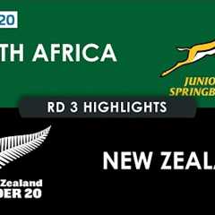 HIGHLIGHTS | SOUTH AFRICA v NEW ZEALAND | The Rugby Championship U20 2025 | Round 3