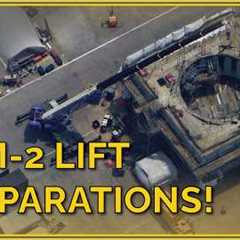 Pad B OLM Lift Imminent + Starfactory Dismantling?? NEW Starbase Flyover!