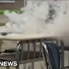 Viral TikTok trend appears to show students attempting to set laptops on fire