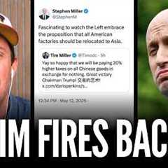 Stephen Miller FLIPS OUT Over Tim's Tweet