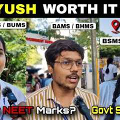 Is AYUSH Worth It? Real Insights from AYUSH students | Street Interview