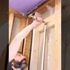 How to Test Shower Valve Plumbing - #shorts #homerepairtutor
