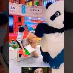 cute panda prank to bear 😆 😍 #trending #funny #youtubeshorts #shortvideo #shorts #viralvideo..