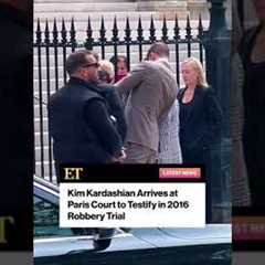 Kim Kardashian Arrives at Paris Court to Testify in 2016 Robbery Trial #kimkardashian #kardashians