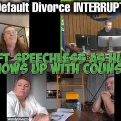 I Was Just Retained! Husband's Lawyer STORMS In to Stop Default Divorce