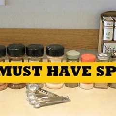15 Must Have Spices Food Storage Prepper Food Stock Up