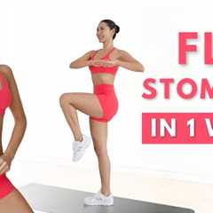 15 MIN STANDING FLAT STOMACH WORKOUT 🔥 BURN LOWER BELLY FAT (NO EQUIPMENT)