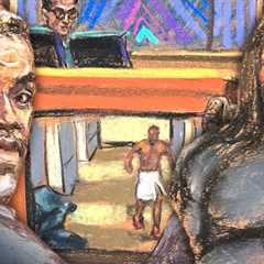 P. Diddy Sits Emotionless as Cassie’s ‘Fat Lip,’ Bruises Shown in Court