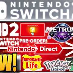Nintendo Switch 2 Pre-Order Date Confirmed! + A TON of New Switch Games!