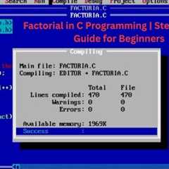 Factorial in C Programming | Step-by-Step Guide for Beginners #cprogramming #basicprograms #coding