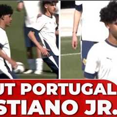 CRISTIANO RONALDO'S son PORTUGAL Under-15 full DEBUT